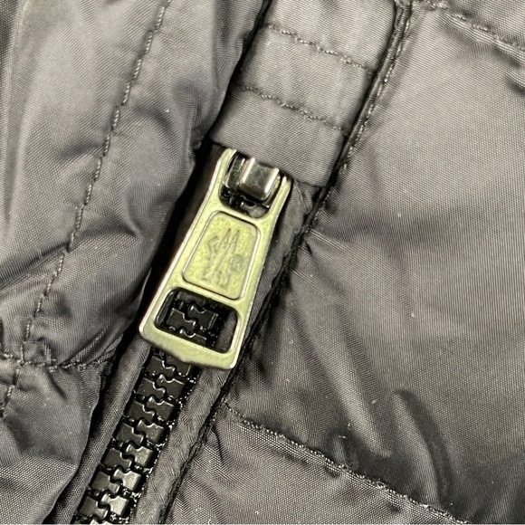 Moncler Maglione Tricot Cardigan Puffer Down Hybrid Jacket Black Size Large - Picture 6 of 17